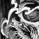 Tattoos - Skull with snake - 113864
